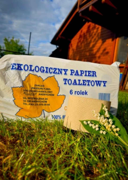 Papier toaletowy baryłka szara