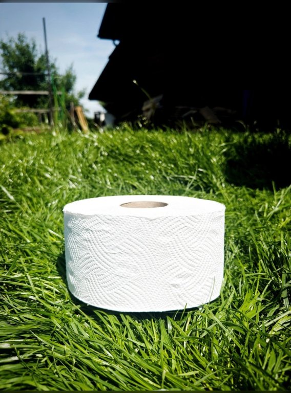 Papier toaletowy jumbo białe 75%